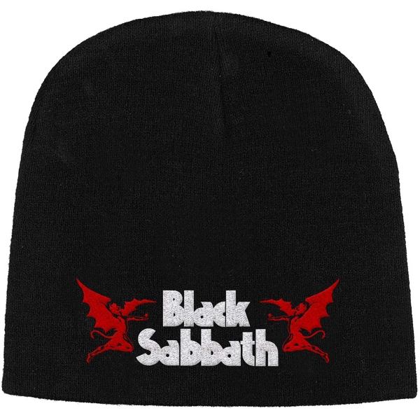 Black Sabbath - Logo & Devils Beanie Hat in the group MERCHANDISE / Merch / Nyheter / Hårdrock at Bengans Skivbutik AB (5673761)