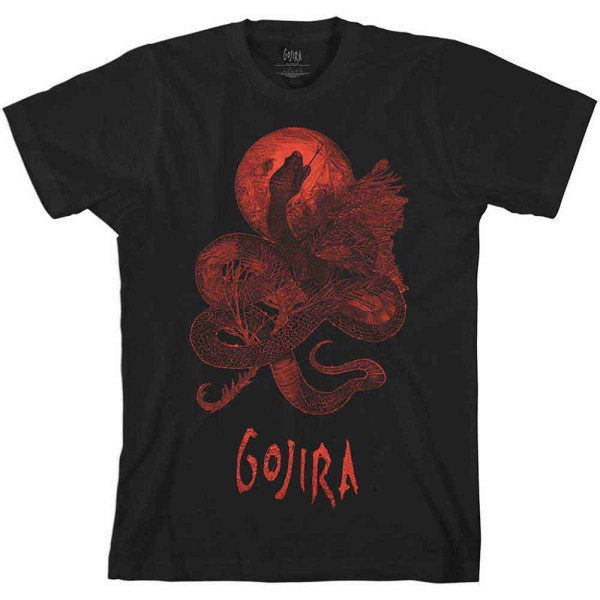 Gojira - Gojira Serpant Moon Uni Bl T-Shirt in the group MERCHANDISE / T-shirt / Nyheter / Hårdrock at Bengans Skivbutik AB (5673836)