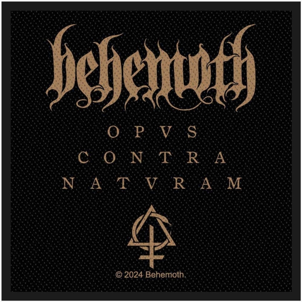 Behemoth - Opvs Contra Natvram Standard Patch in the group MERCHANDISE / Patch /  /  at Bengans Skivbutik AB (5673980)