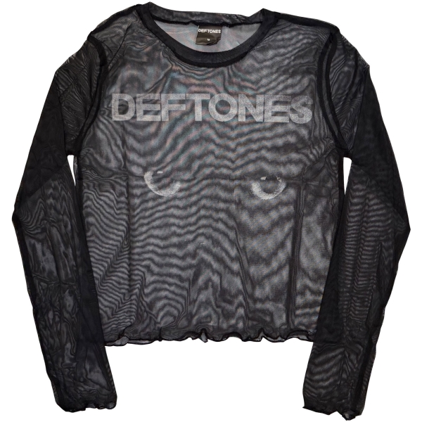 Deftones - Sphynx Lady Bl Mesh Crop in the group MERCHANDISE / T-shirt / Nyheter / Hårdrock at Bengans Skivbutik AB (5673997r)