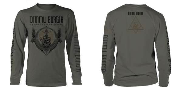 Dimmu Borgir - L/S Grand Serpent Rising (M) Milita in the group MERCHANDISE / T-shirt / Kommande / Hårdrock at Bengans Skivbutik AB (5674085)