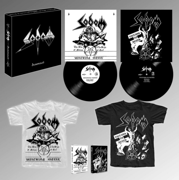 Sodom - Demonized (2 Lp Black Vinyl, Mc, T- in the group VINYL / Upcoming releases / Hårdrock at Bengans Skivbutik AB (5674109)