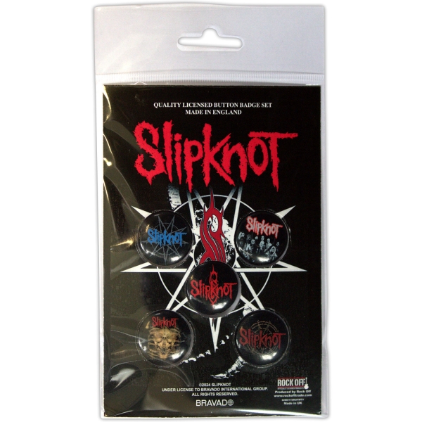 Slipknot - Tribal S Button Badge Pack in the group MERCHANDISE / Pin-Button Badge /  /  at Bengans Skivbutik AB (5674320)