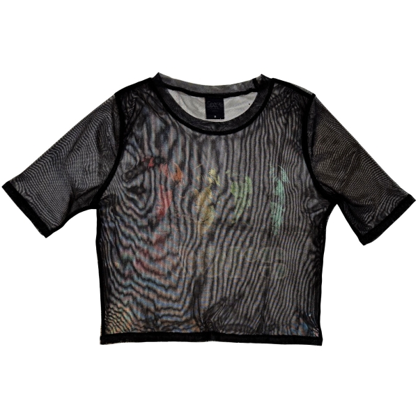 The Doors - Spectrum Lady Bl Mesh Crop T-Shirt in the group MERCHANDISE / T-shirt / Nyheter / Pop-Rock at Bengans Skivbutik AB (5674534r)