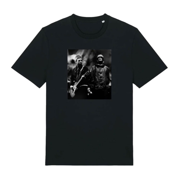 Oasis - Live Photo Bl T-Shirt in the group MERCHANDISE / T-shirt / Nyheter / Pop-Rock at Bengans Skivbutik AB (5674551r)