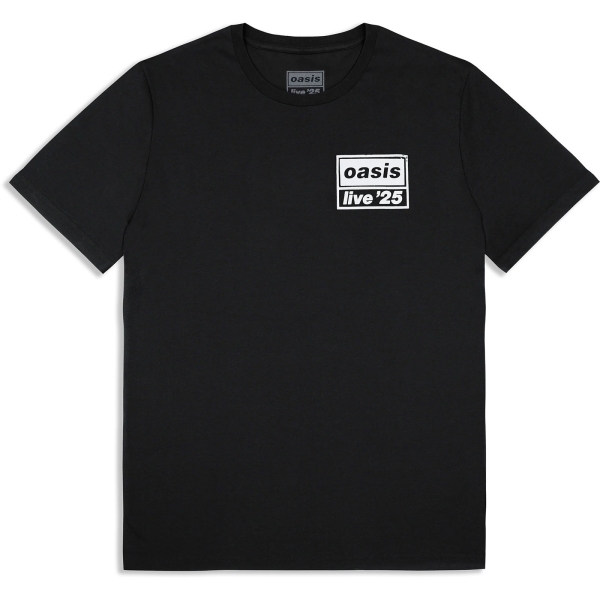 Oasis - Live 25 Distressed Lockup Pocket Bl T-Shirt in the group MERCHANDISE / T-shirt / Nyheter / Pop-Rock at Bengans Skivbutik AB (5674552r)