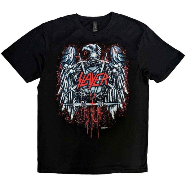 Slayer - Ammunition Eagle Uni Bl T-Shirt in the group MERCHANDISE / T-shirt / Nyheter / Hårdrock at Bengans Skivbutik AB (5674586r)