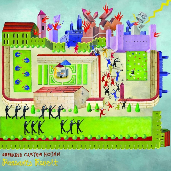 Hogan Creekbed Carter - Peasants Revolt (Lime Green Vinyl) in the group VINYL / Upcoming releases / Country at Bengans Skivbutik AB (5674951)