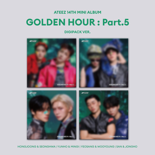 Ateez - Golden Hour : Part 5 (Digipack Unit Ver.) (Random Ver.) + Photocard in the group CD / Upcoming releases / K-Pop at Bengans Skivbutik AB (5675065)