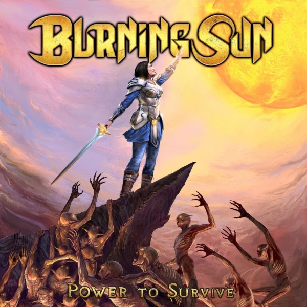 Burning Sun - Power To Survive in the group CD / Upcoming releases / Hårdrock at Bengans Skivbutik AB (5675158)