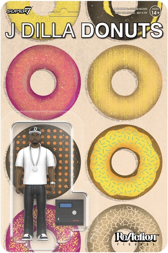 J Dilla - Super7 Reaction Figures Wv2 - Donuts in the group MERCHANDISE / Merch / Hip Hop-Rap at Bengans Skivbutik AB (5675522)