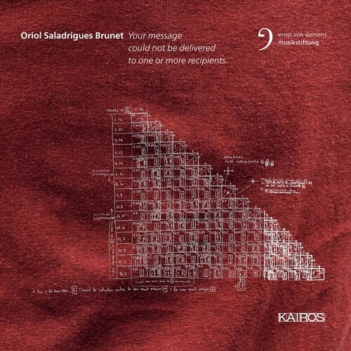 Oriol Saladrigues Brunet - Your Message Could Not Be Delivered in the group CD / Klassiskt at Bengans Skivbutik AB (5675555)