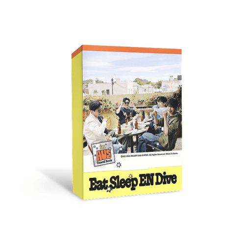 Enhypen - Travel Book Eat Sleep En Dive In Aus in the group MERCHANDISE / Merch / Kommande / K-Pop at Bengans Skivbutik AB (5675683)
