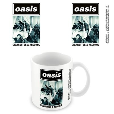 Oasis - Cigarettes And Alcohol White Pod Mug in the group MERCHANDISE / Mug / Pop-Rock at Bengans Skivbutik AB (5675689)