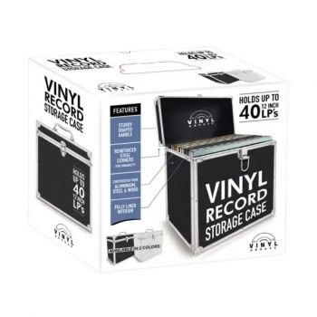 Vinyl Groove - Vinyl Record Storage Case (Black) in the group MERCHANDISE / Accessoarer / Kommande / Pop-Rock at Bengans Skivbutik AB (5675894)