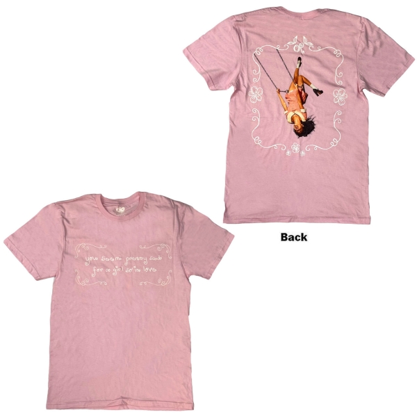 Olivia Rodrigo - Unisex T-Shirt: You Seem Pretty Sad (Pink) (Back Print) in the group MERCHANDISE / T-shirt / Kommande / Pop-Rock at Bengans Skivbutik AB (5675965r)