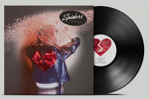 Spiders - Crystal Eyes (Black Vinyl LP) in the group VINYL / Upcoming releases / Pop-Rock,Svensk Musik at Bengans Skivbutik AB (5676174)