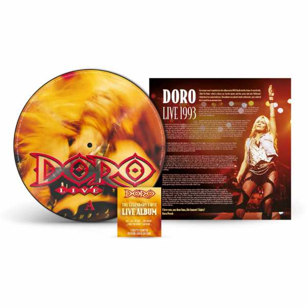 Doro - Live (Picture Vinyl LP) in the group OUR PICKS / Friday Releases / 2026-07-03 at Bengans Skivbutik AB (5676192)