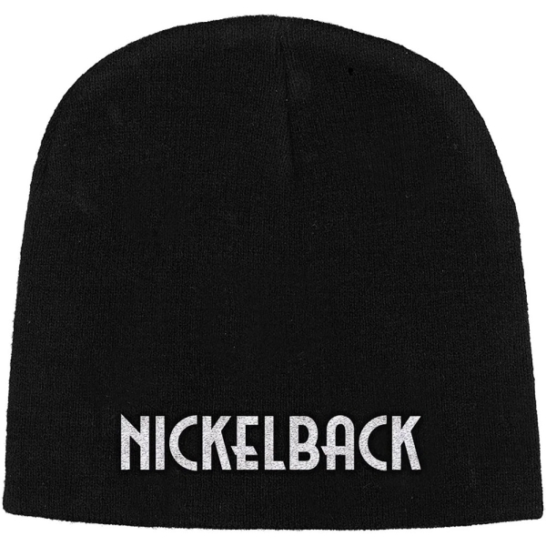 Nickelback - Unisex Beanie Hat: Logo (Black) in the group MERCHANDISE / Merch / Kommande / Pop-Rock at Bengans Skivbutik AB (5676448)