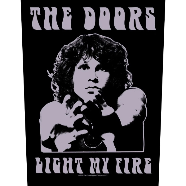 The Doors - Back Patch: Light My Fire in the group MERCHANDISE / Patch / / at Bengans Skivbutik AB (5676450)
