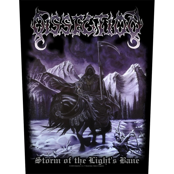 Dissection - Back Patch: Storm Of The Light's Bane in the group MERCHANDISE / Patch / / at Bengans Skivbutik AB (5676458)