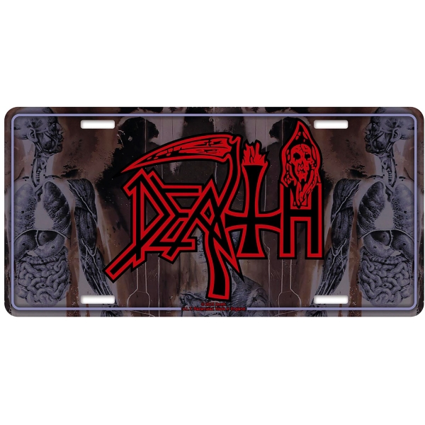Death - Number Plate: Human in the group MERCHANDISE / Merch / Kommande / Hårdrock at Bengans Skivbutik AB (5676506)
