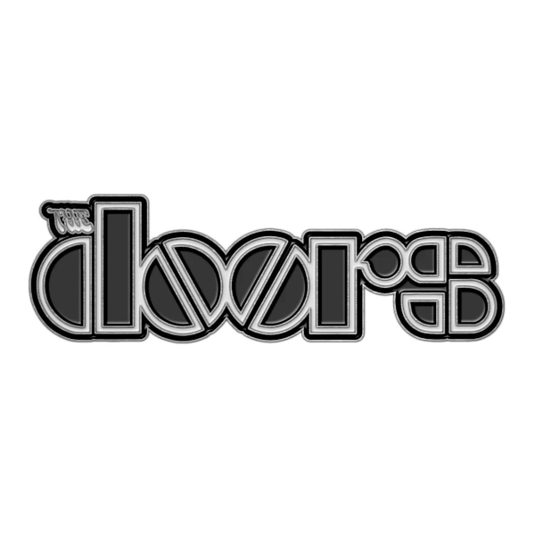 The Doors - Pin Badge: Logo in the group MERCHANDISE / Pin-Button Badge / / at Bengans Skivbutik AB (5676531)