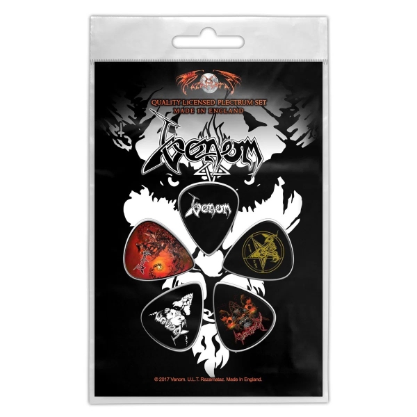 Venom - Plectrum Pack: Black Metal in the group MERCHANDISE / Merch / Kommande / Hårdrock at Bengans Skivbutik AB (5676537)