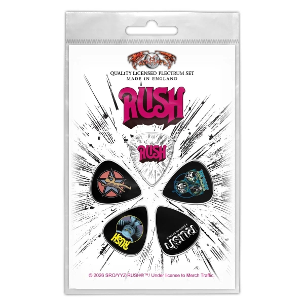 Rush - Plectrum Pack: Rush in the group MERCHANDISE / Merch / Kommande / Hårdrock at Bengans Skivbutik AB (5676539)
