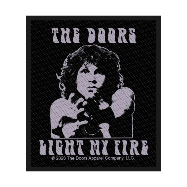 The Doors - Standard Woven Patch: Light My Fire in the group MERCHANDISE / Patch / / at Bengans Skivbutik AB (5676545)