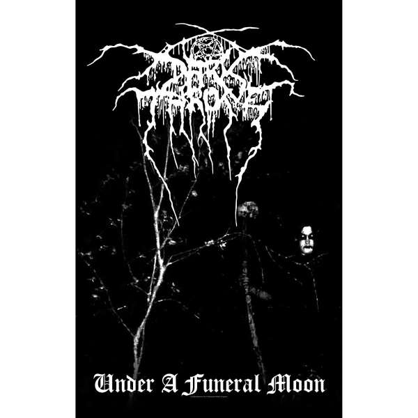 Darkthrone - Textile Poster: Under A Funeral Moon in the group MERCHANDISE / Merch / Kommande / Hårdrock at Bengans Skivbutik AB (5676550)