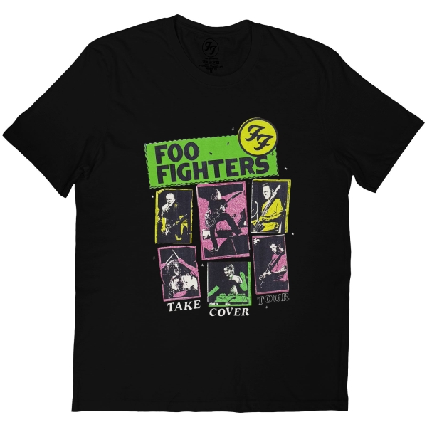 Foo Fighters - Unisex T-Shirt: Take Cover Tour (Black) in the group MERCHANDISE / T-shirt / Kommande / Pop-Rock at Bengans Skivbutik AB (5676575r)