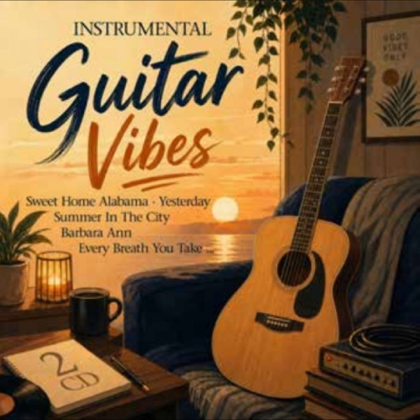 Various Artists - Instrumental Guitar Vibes in the group CD / Upcoming releases / Pop-Rock at Bengans Skivbutik AB (5676698)