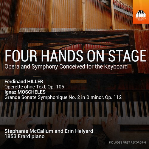 Stephanie Mccallum Erin Helyard - Hiller / Moscheles: Four Hands On S in the group CD / Bestsellers at Bengans Skivbutik AB (5677249)
