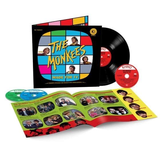 The Monkees - Made For Tv: Favorite Episodes (LP, 2CD & BD Boxset) in the group MUSIK / Blu-Ray+CD / Kommande / Pop-Rock at Bengans Skivbutik AB (5677411)