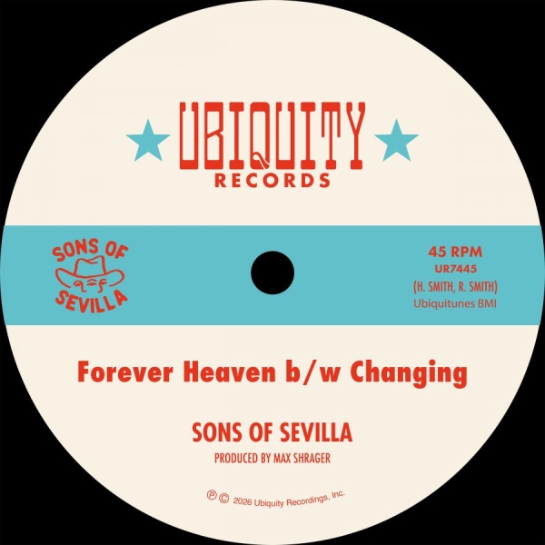 Sons Of Sevilla - Forever Heaven B/W Changing in the group VINYL / Upcoming releases / Pop-Rock at Bengans Skivbutik AB (5677641)