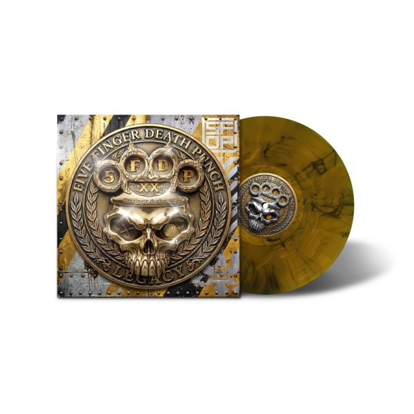 Five Finger Death Punch - Legacy (Amber Wave Coloured Vinyl LP - incl. Poster) in the group VINYL / Upcoming releases / Hårdrock at Bengans Skivbutik AB (5677656)