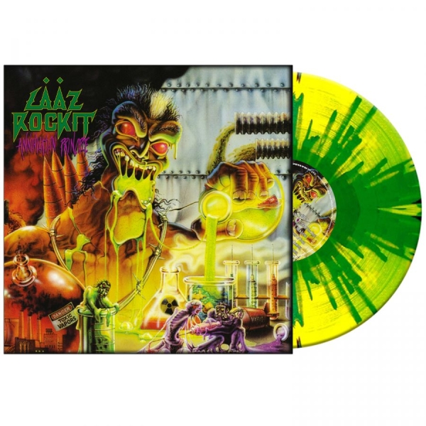 Laaz Rockit - Annihilation Principle (Splatter Vinyl LP) in the group VINYL / Upcoming releases / Hårdrock at Bengans Skivbutik AB (5677684)