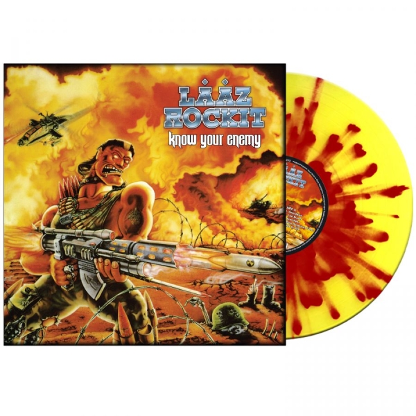 Laaz Rockit - Know Your Enemy (Splatter Vinyl Lp) in the group VINYL / Upcoming releases / Hårdrock at Bengans Skivbutik AB (5677685)