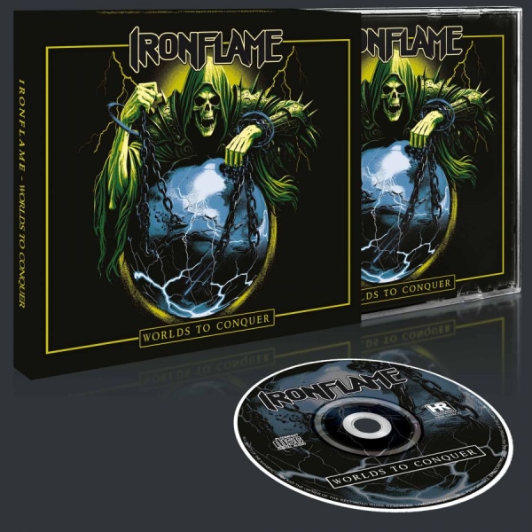 Ironflame - Worlds To Conquer (Slipcase CD) in the group OUR PICKS / Friday Releases / 2026-08-14 at Bengans Skivbutik AB (5677792)