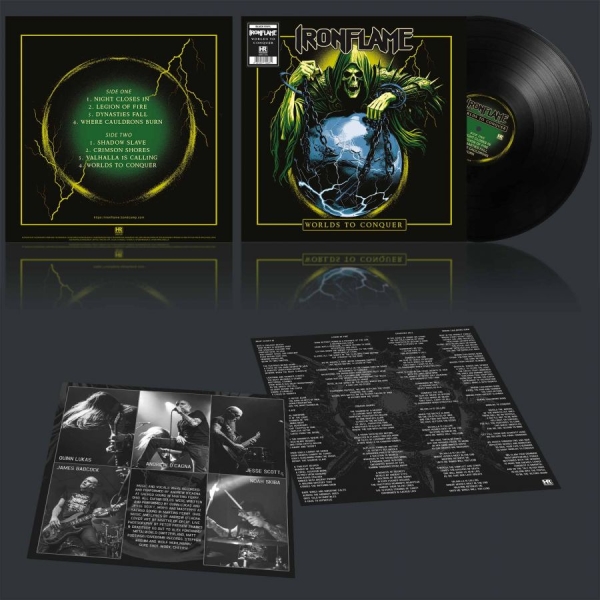 Ironflame - Worlds To Conquer (Black Vinyl LP) in the group OUR PICKS / Friday Releases / 2026-08-14 at Bengans Skivbutik AB (5677793)