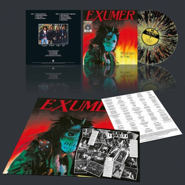 Exumer - Possessed By Fire (Splatter Vinyl L in the group VINYL / Upcoming releases / Hårdrock at Bengans Skivbutik AB (5677796)