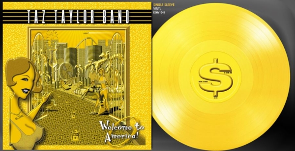 Taz Taylor Band - Welcome To America (Yellow Vinyl Lp in the group VINYL / Upcoming releases / Hårdrock at Bengans Skivbutik AB (5677802)