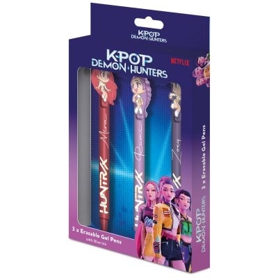 K-Pop Demon Hunters - Erasable Pencils 3 Pcs in the group MERCHANDISE / Merch / Nyheter / K-Pop at Bengans Skivbutik AB (5677819)
