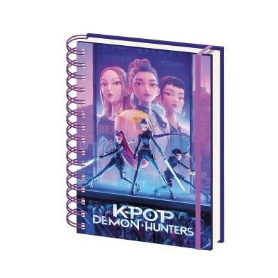 K-Pop Demon Hunters - A5 Notebook in the group MERCHANDISE / Merch / Nyheter / K-Pop at Bengans Skivbutik AB (5677820)