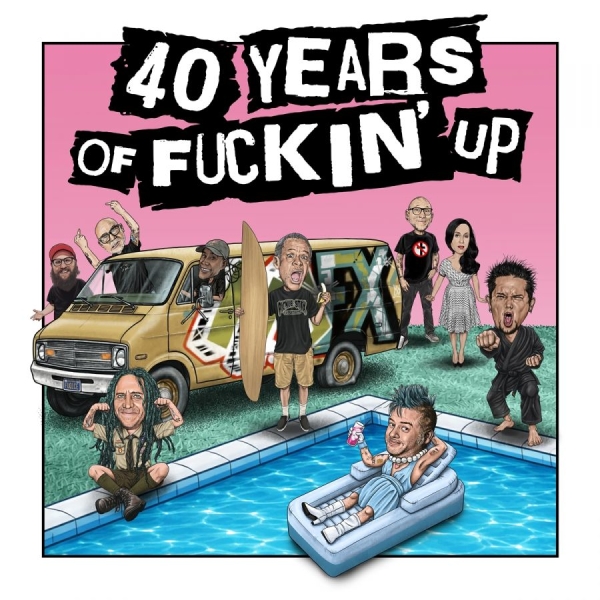 Nofx - 40 Years Of Fuckin' Up Soundtrack + in the group CD / Upcoming releases / Pop-Rock at Bengans Skivbutik AB (5677990)