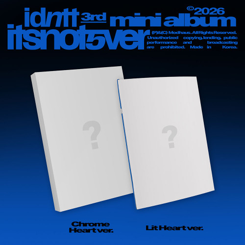 idntt - itsnotover (Random Ver.) in the group CD / Upcoming releases / K-Pop at Bengans Skivbutik AB (5677992)