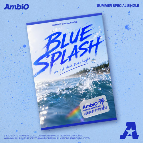AmbiO - Blue Splash (Summer Special Single) in the group MERCHANDISE / Merch+Code / Kommande / K-Pop at Bengans Skivbutik AB (5677999)