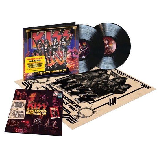 Kiss - Destroys Anaheim 76 (Black 2LP) in the group OUR PICKS / Friday Releases / 2026-08-21 at Bengans Skivbutik AB (5678362)