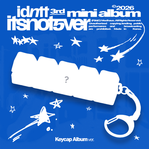 Idntt - Itsnotover (Keycap Album) in the group MERCHANDISE / Merch+Code / Kommande / K-Pop at Bengans Skivbutik AB (5678424)